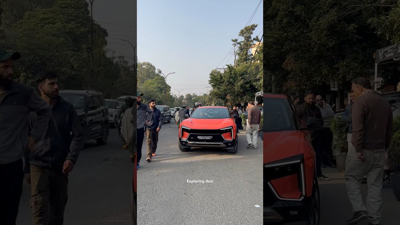 Mahindra BE6 Electric Car in Jammu. #mahindra #be6e #electriccar #ytshorts #shorts