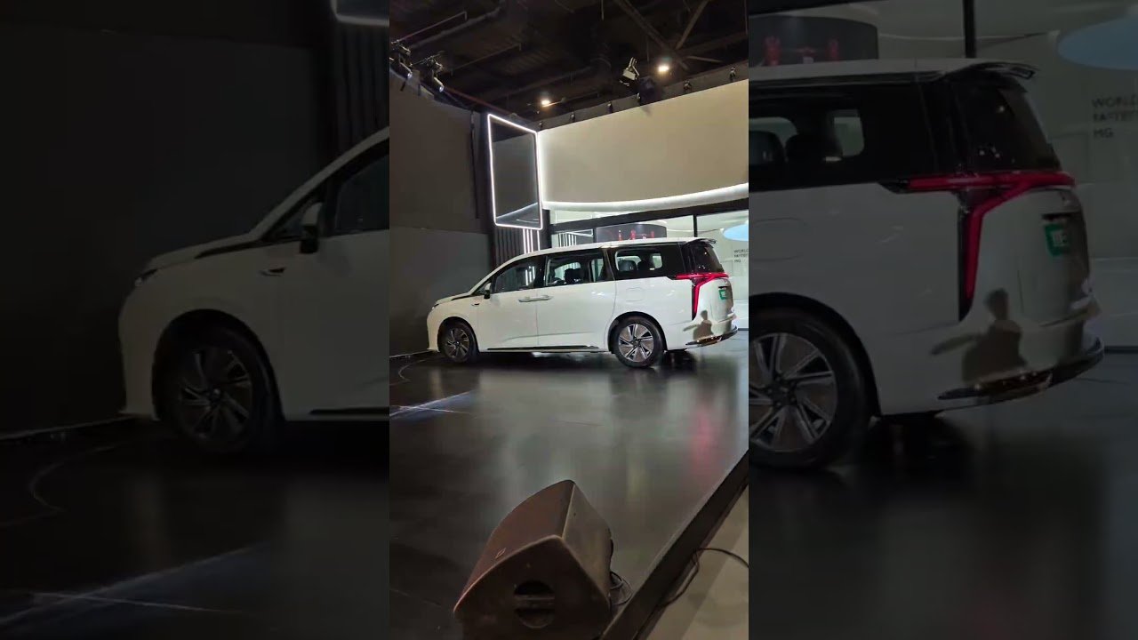MG M9 electric MPV revealed!!!– #MG #M9 #overdrive #AutoExpo2025