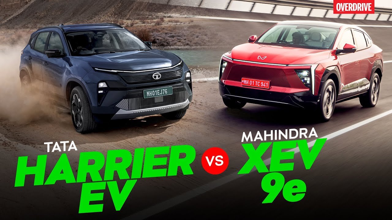 Tata Harrier EV vs XEV 9e Spec Comparison | OVERDRIVE