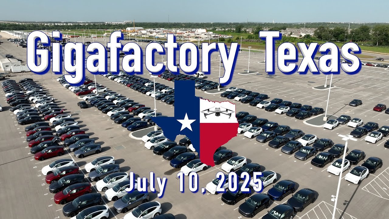 “Production Full Speed Ahead” Tesla Gigafactory Texas 7/10/25 9:21AM