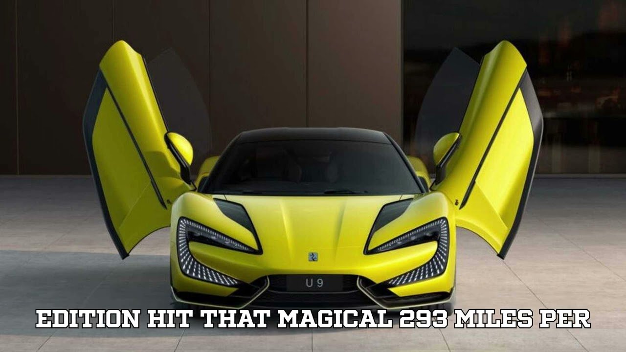 China’s BYD Yangwang U9 Just Became the World’s Fastest EV, Beating Bugatti!
