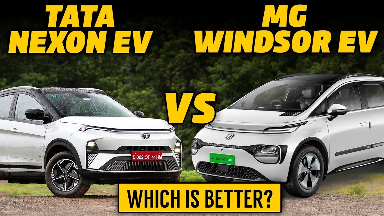 MG Windsor EV vs Nexon EV | New MG Windsor EV vs tata nexon ev 2024 comparison | Which is better?
