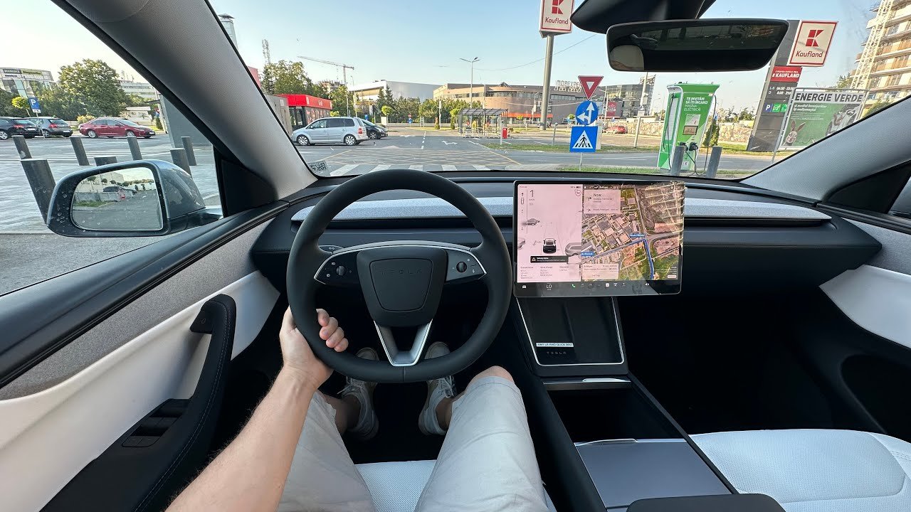 Driving Tesla Model Y Long Range RWD 2025 – No Comment!
