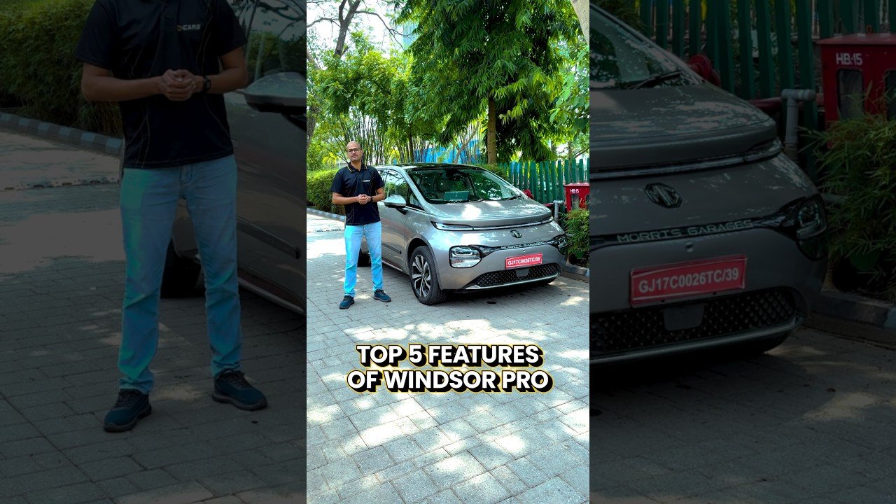 MG Windsor Pro’s Top 5 Features Over Standard Windsor EV! #V3Cars #MG #MGIndia #MGWindsor #WindsorEV