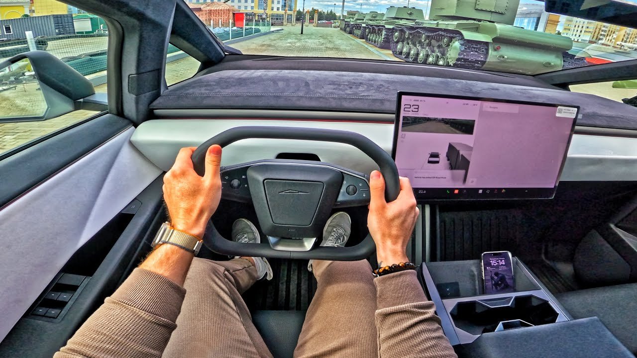 2025 Tesla Cybertruck 630 kW – POV TEST DRIVE