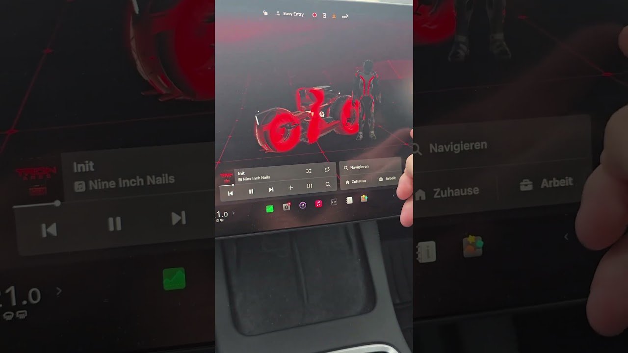 Tesla Tron Mode  #wissenswert #tesla #modely #review #hashtag